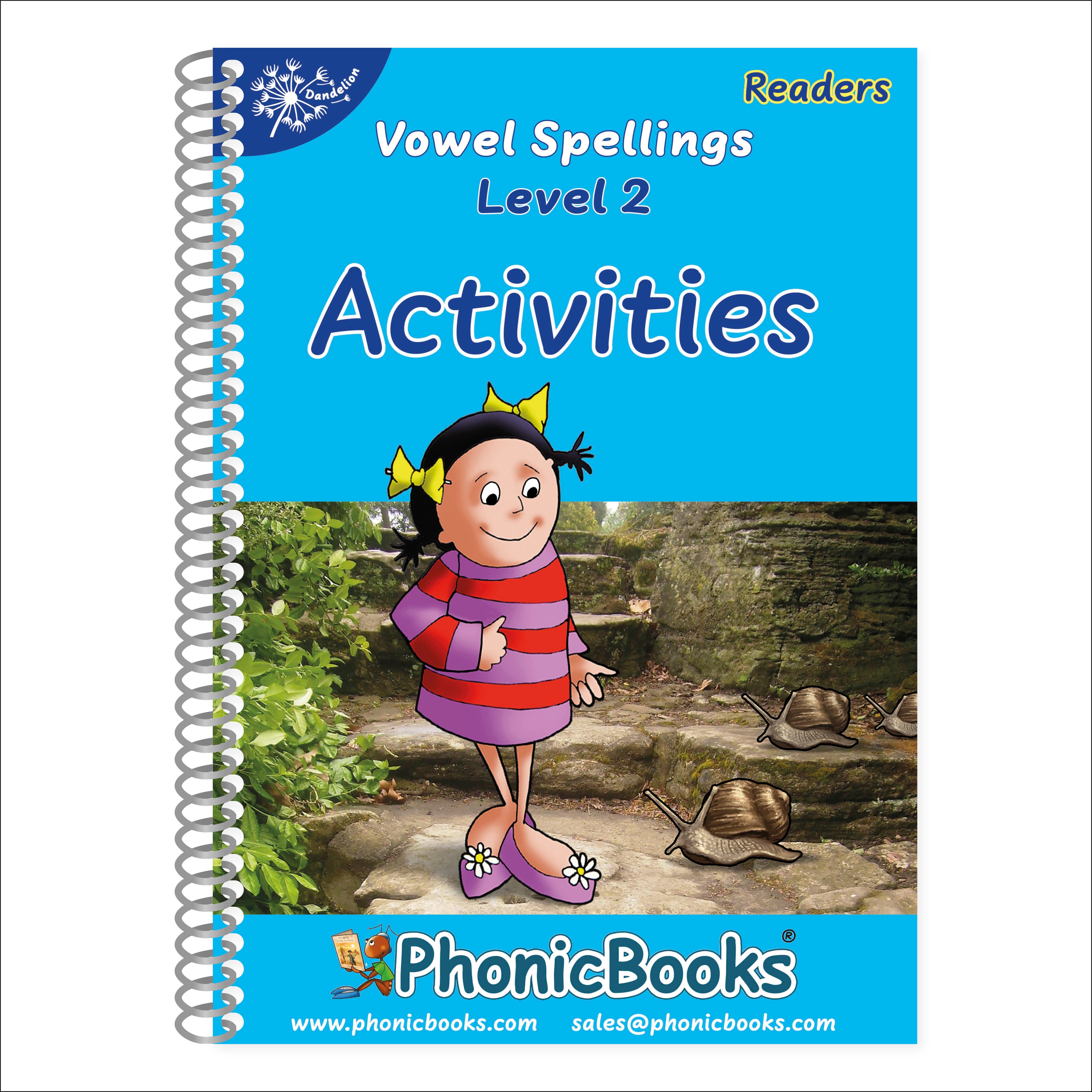 Dandelion Readers Vowel Spellings Level 2 Activities – Phonic Books US