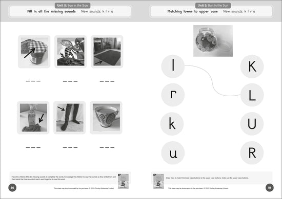 Dandelion Readers Reading and Writing Activities Set 1 Units 1-10