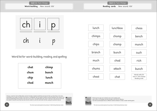 Dandelion Readers Reading and Writing Activities Set 2 Units 11-20