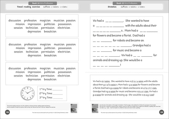 Dandelion Readers Reading and Spelling Activities Further Spellings and Suffixes Level 4