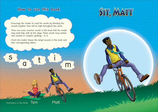 mountainbike 3 letters Moon Dogs Extras Set 1 – Phonic Books US