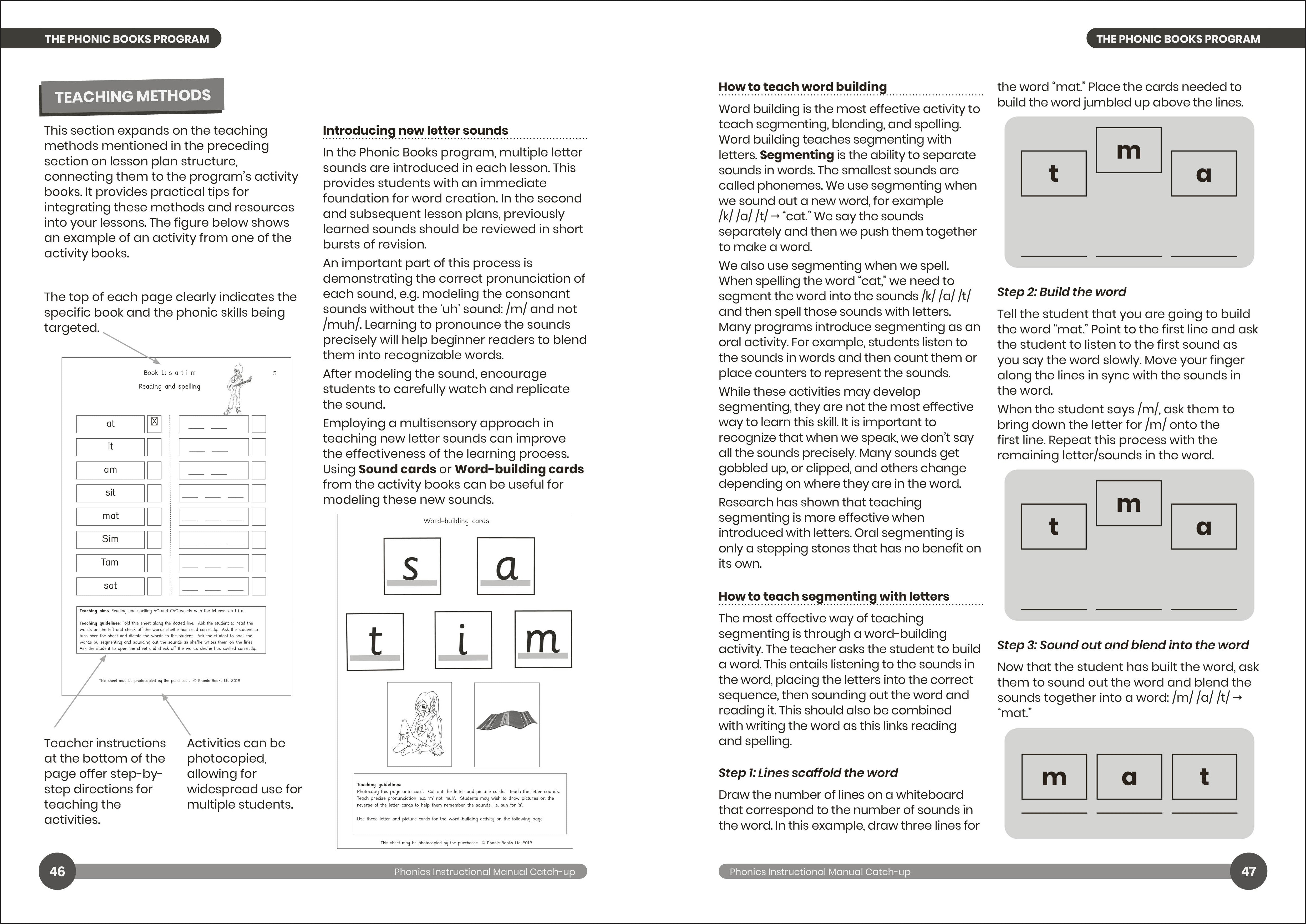 Phonics Instructional Manual Catch-up – Phonic Books US