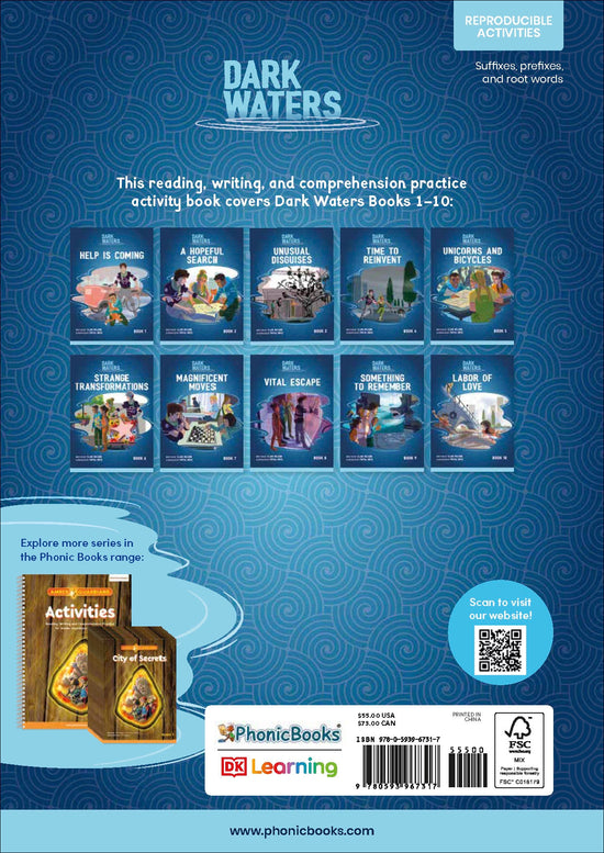 Phonic Books Dark Waters Activities