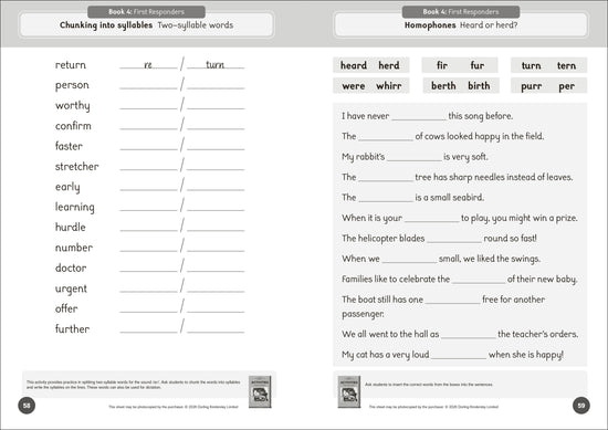 Phonic Books The Fact Files 3 Activities