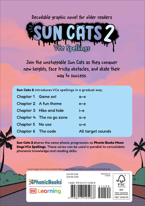 Phonic Books Sun Cats 2 Graphic Novel