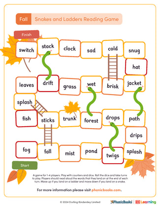 Fall Snakes and Ladders Game - image