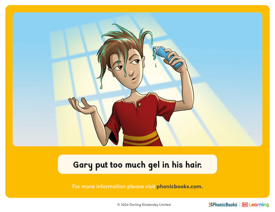 Gary sentence with /g/ words (Color) - image
