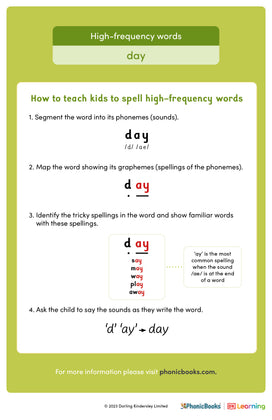 High-frequency words: 'day'