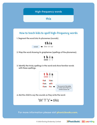 High-frequency words: 'this' - image