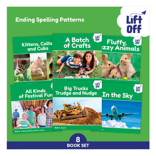 Phonic Books Lift Off Readers Ending Spelling Patterns