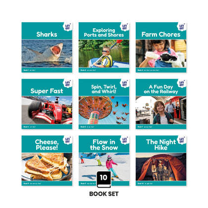 Phonic Books Lift Off Readers R Controlled Vowels and Long Vowel Teams