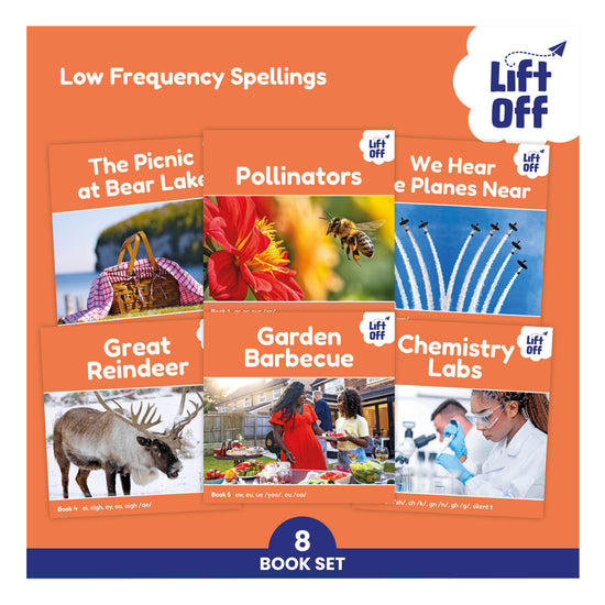 Phonic Books Lift Off Readers Low Frequency Spellings
