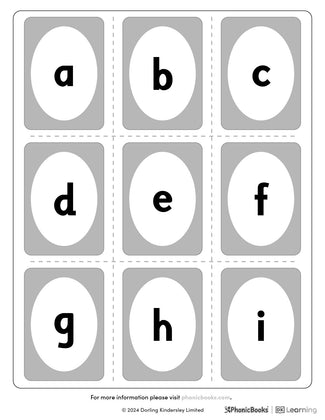 Simple snap cards: A-Z (B&W) - image