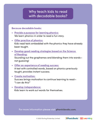 Phonics explained: Why use decodable books - image