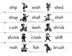 Word chains: 'sh' - image