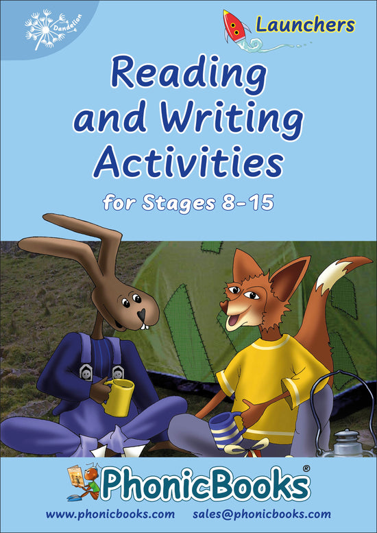 Dandelion Launchers Reading and Writing Activities for Stages 8-15