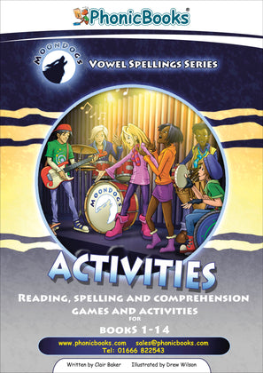 Moon Dogs Set 3 Vowel Spellings Activities