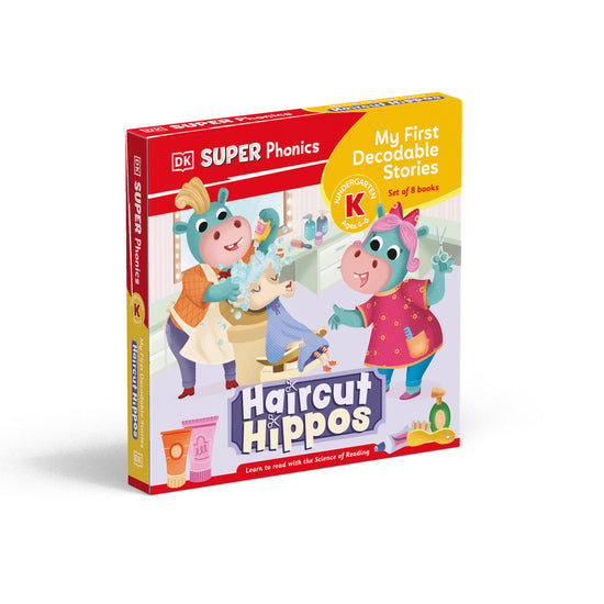 DK Super Phonics My First Decodable Stories Haircut Hippos