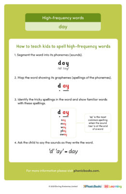 Us high frequency words day