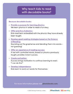 US phonics explained why use decodable books