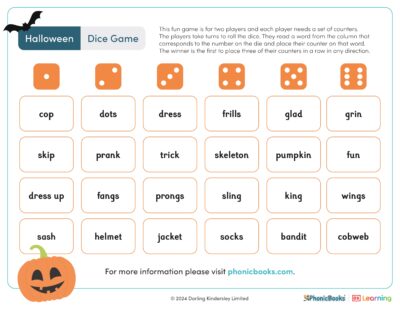 Halloween Dice Game